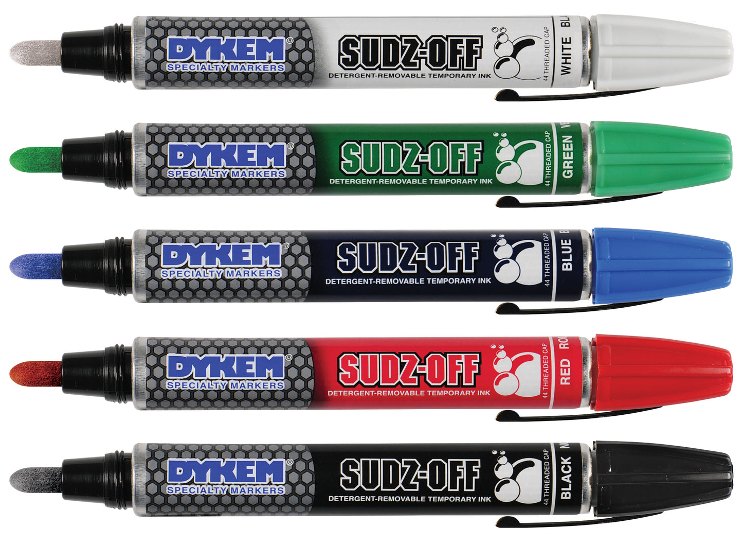 DYKEM SUDZ-OFF® Threaded Cap Detergent Removable Marker